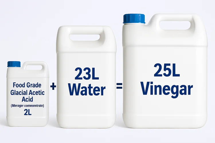 (image for) Food Grade Glacial Acetic Acid (AKA 5% Spirit Vinegar)