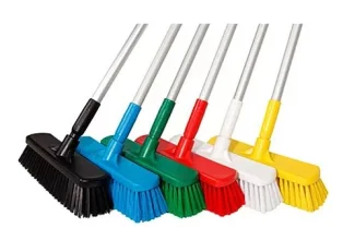 (image for) Hygiene Broom - Colour Coded (Complete with Aluminium Handle)