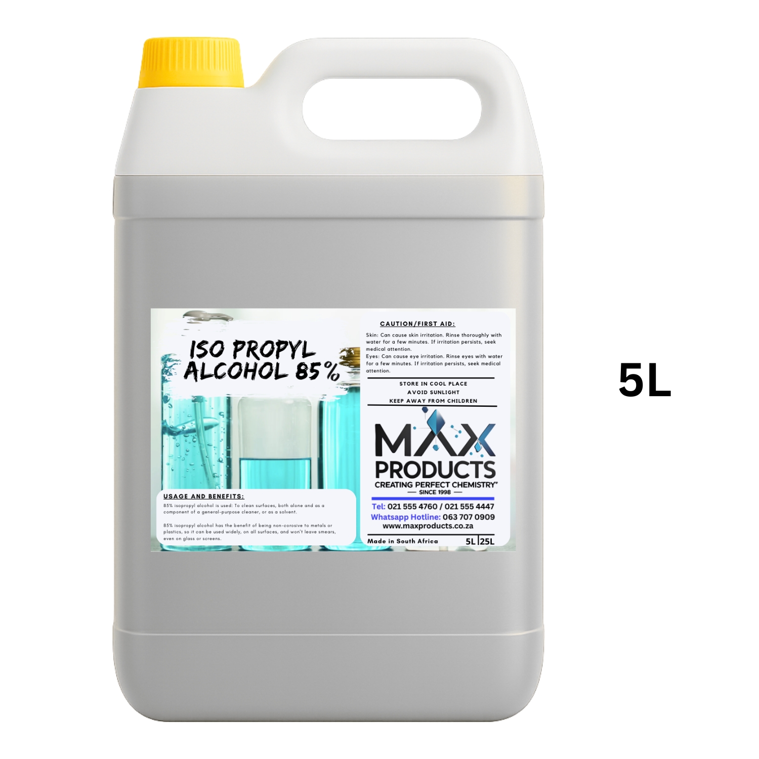 Iso Propyl Alcohol 85%5 Litre
