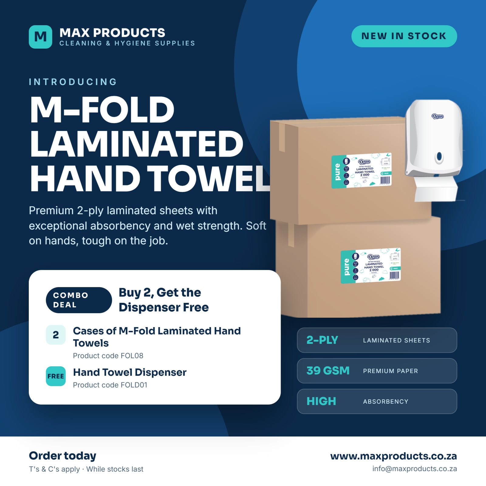 M-FOLD Folded Towel Special